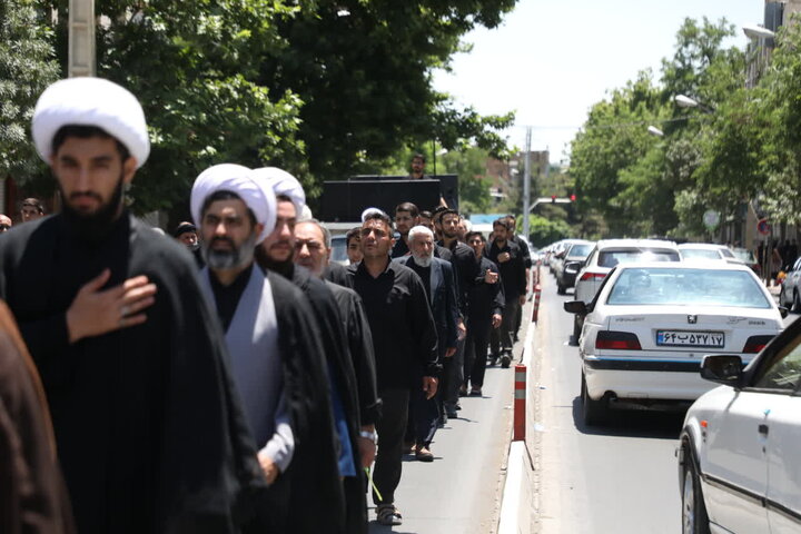 تصاویر/ دسته عزاداری هیئت فاطمیون ارومیه در عاشورای حسینی