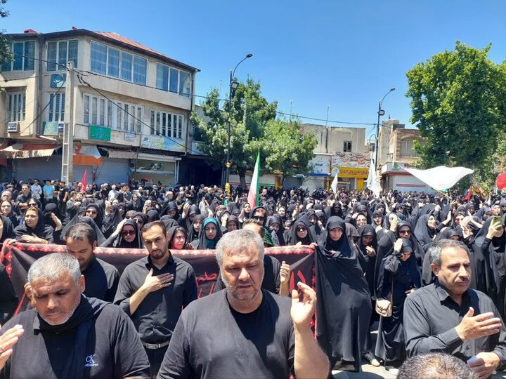 تصاویر/ مراسم سوگواری عاشورای حسینی در مساجد شهرستان خوی
