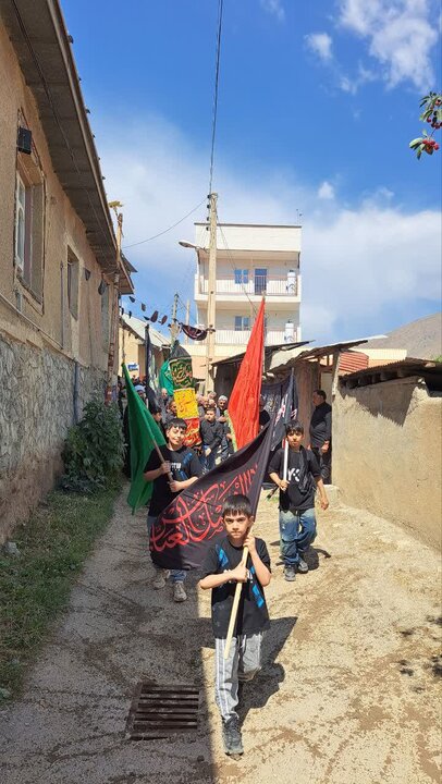 تصاویر/ عزاداری مردم روستاهای کندلو و گیلاس در عزای امام حسین (ع)