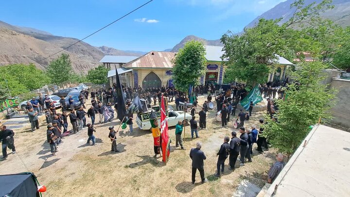 تصاویر/ عزاداری مردم روستاهای کندلو و گیلاس در عزای امام حسین (ع)