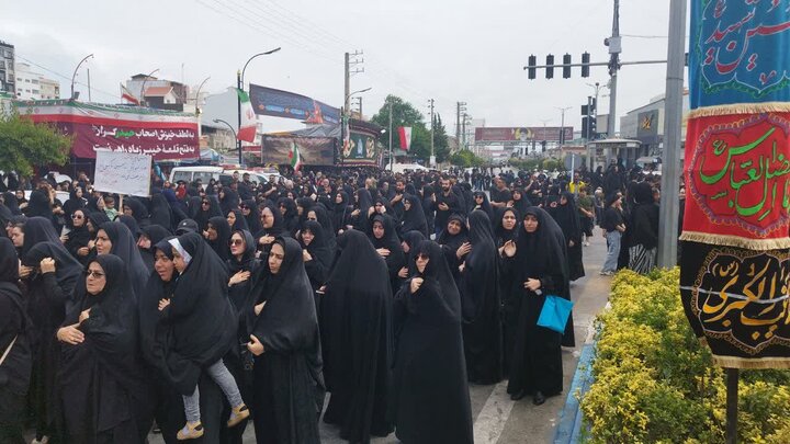 حال و هوای محمودآباد در عاشورای حسینی علیه السلام

