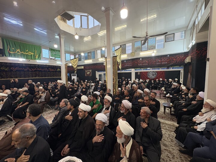 تصاویر / مراسم عزاداری سالار شهیدان در بیت مرحوم آیت الله العظمی فاضل لنکرانی