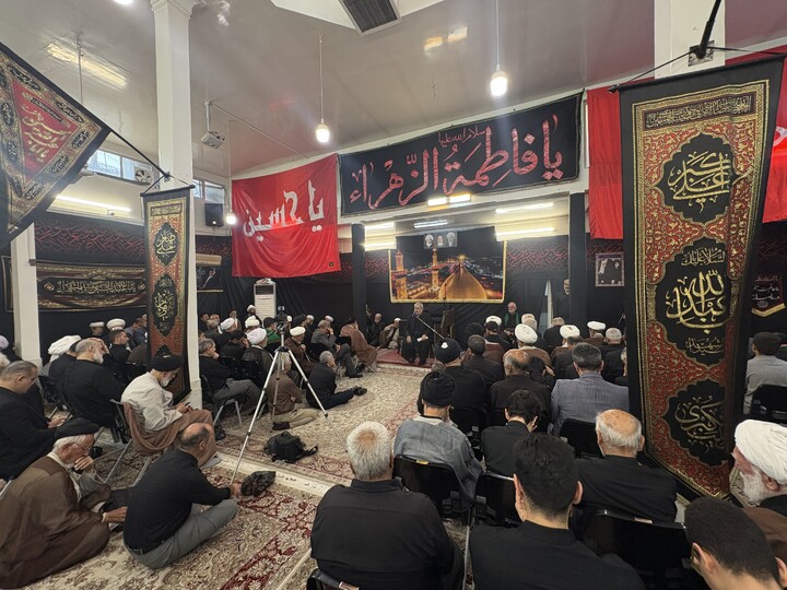 تصاویر / مراسم عزاداری سالار شهیدان در بیت مرحوم آیت الله العظمی فاضل لنکرانی