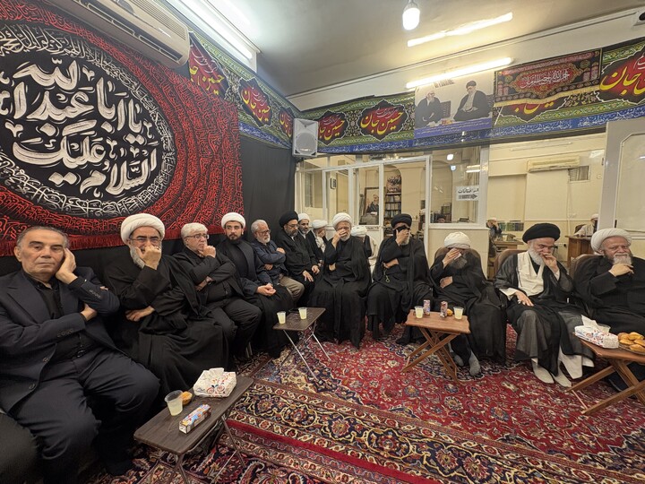 تصاویر / مراسم عزاداری سالار شهیدان در بیت مرحوم آیت الله العظمی فاضل لنکرانی