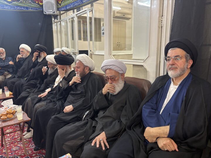 تصاویر / مراسم عزاداری سالار شهیدان در بیت مرحوم آیت الله العظمی فاضل لنکرانی