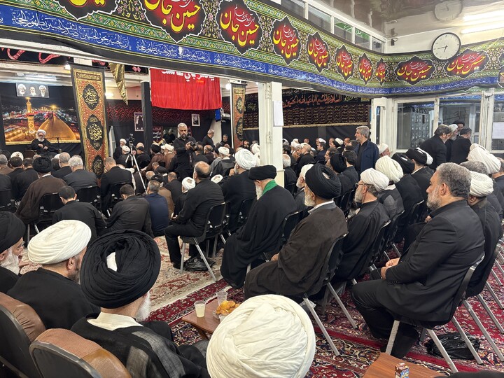 تصاویر / مراسم عزاداری سالار شهیدان در بیت مرحوم آیت الله العظمی فاضل لنکرانی