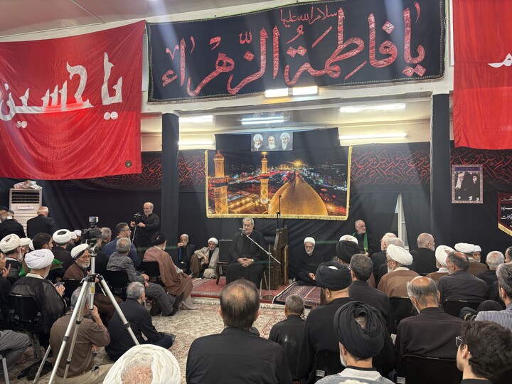 تصاویر / مراسم عزاداری سالار شهیدان در بیت مرحوم آیت الله العظمی فاضل لنکرانی