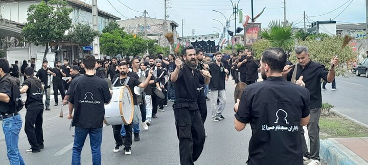تصاویر/ حضور حسینی مردم فریدونکنار