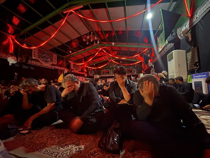 تصاویر / مراسم عزاداری عاشورای حسینی در مسجد چهارمردان قم