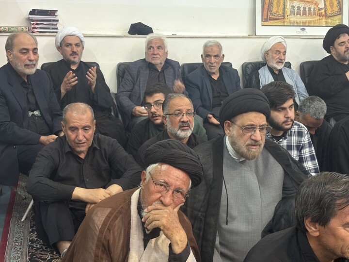 تصاویر / مراسم عزاداری روز عاشورا در بیت آیت الله العظمی سبحانی