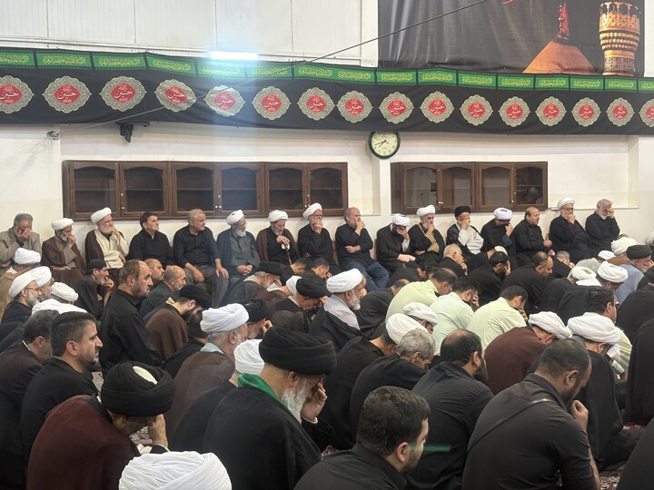 تصاویر / مراسم عزاداری روز عاشورا در بیت آیت الله العظمی سبحانی