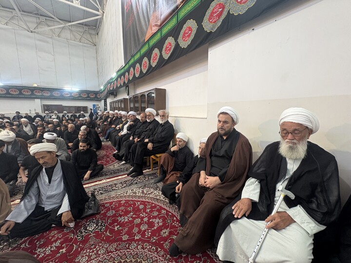 تصاویر / مراسم عزاداری روز عاشورا در بیت آیت الله العظمی سبحانی