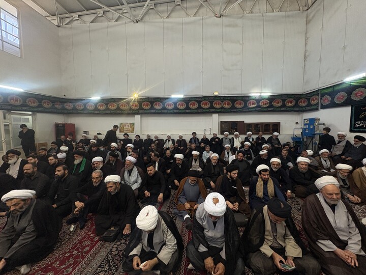 تصاویر / مراسم عزاداری روز عاشورا در بیت آیت الله العظمی سبحانی