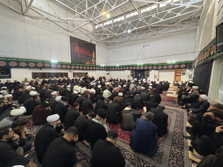 تصاویر / مراسم عزاداری روز عاشورا در بیت آیت الله العظمی سبحانی