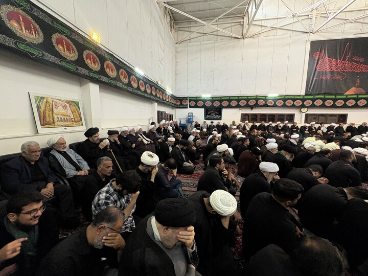 تصاویر / مراسم عزاداری روز عاشورا در بیت آیت الله العظمی سبحانی