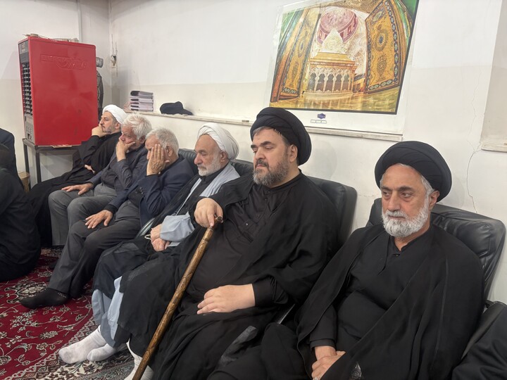 تصاویر / مراسم عزاداری روز عاشورا در بیت آیت الله العظمی سبحانی