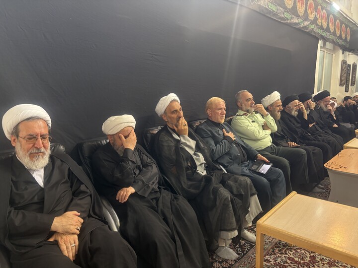 تصاویر / مراسم عزاداری روز عاشورا در بیت آیت الله العظمی سبحانی