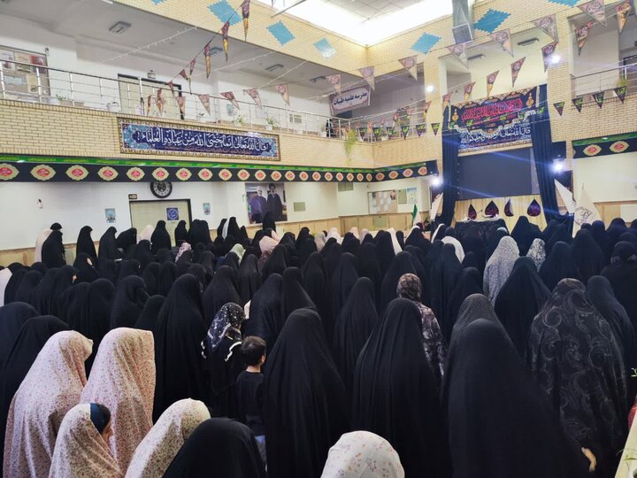 تصاویر/ مراسم عزاداری عاشورای حسینی در مدرسه علمیه ریحانة الرسول ارومیه