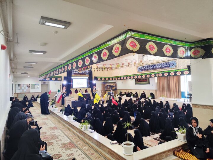 تصاویر/ مراسم عزاداری عاشورای حسینی در مدرسه علمیه ریحانة الرسول ارومیه