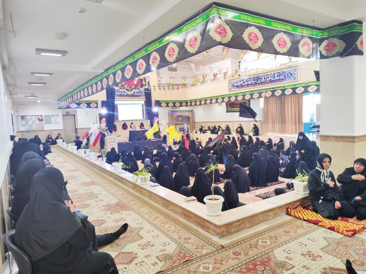 تصاویر/ مراسم عزاداری عاشورای حسینی در مدرسه علمیه ریحانة الرسول ارومیه