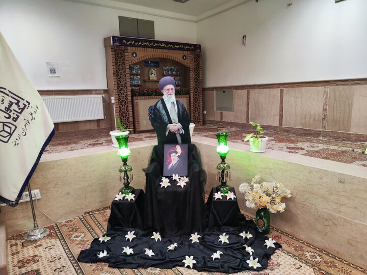 تصاویر/ مراسم عزاداری عاشورای حسینی در مدرسه علمیه ریحانة الرسول ارومیه