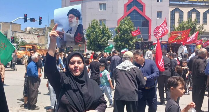 تصاویر/مراسم عاشورای حسینی در  کامیاران