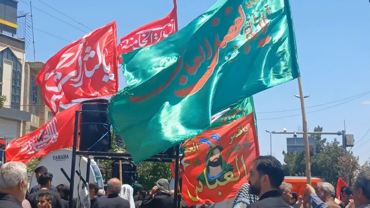 تصاویر/مراسم عاشورای حسینی در  کامیاران