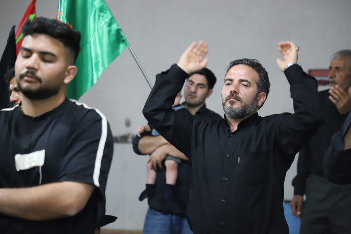 تصاویر/مراسم عزاداری سرور و سالار شهیدان در روستای چالی بلاغ