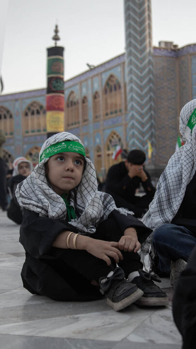 سوگواره هیئت سادات بنی الزهرا (اتباع)و العطش(سقایی) در حرم مطهرهلال بن علی (ع)