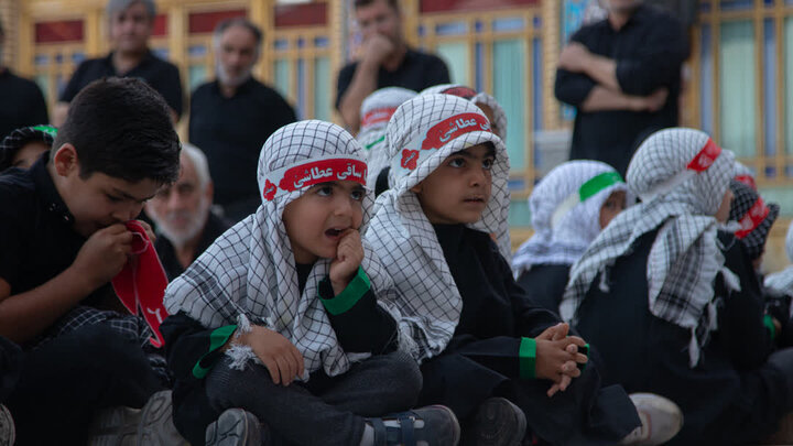 سوگواره هیئت سادات بنی الزهرا (اتباع)و العطش(سقایی) در حرم مطهرهلال بن علی (ع)
