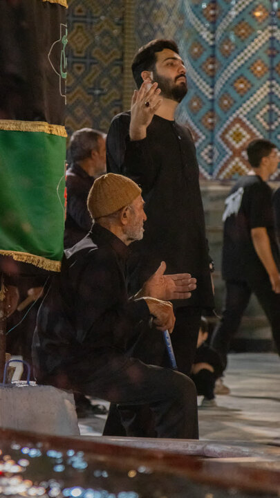 سوگواره هیئت سادات بنی الزهرا (اتباع)و العطش(سقایی) در حرم مطهرهلال بن علی (ع)