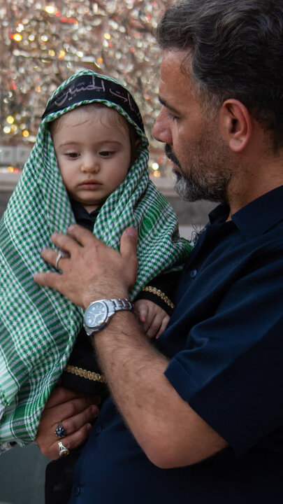 سوگواره هیئت سادات بنی الزهرا (اتباع)و العطش(سقایی) در حرم مطهرهلال بن علی (ع)