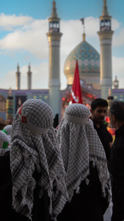 سوگواره هیئت سادات بنی الزهرا (اتباع)و العطش(سقایی) در حرم مطهرهلال بن علی (ع)