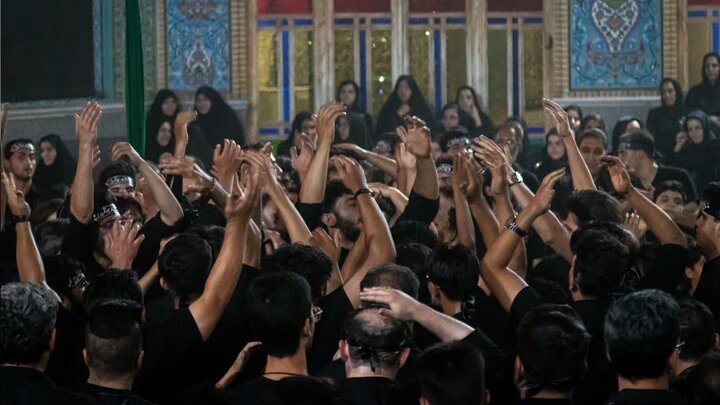 سوگواره هیئت سادات بنی الزهرا (اتباع)و العطش(سقایی) در حرم مطهرهلال بن علی (ع)