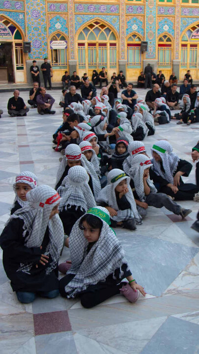 سوگواره هیئت سادات بنی الزهرا (اتباع)و العطش(سقایی) در حرم مطهرهلال بن علی (ع)