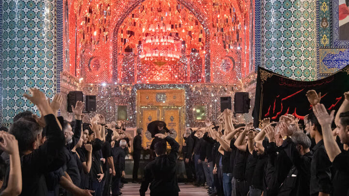 سوگواره هیئت سادات بنی الزهرا (اتباع)و العطش(سقایی) در حرم مطهرهلال بن علی (ع)