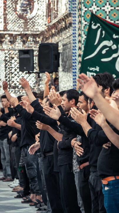 سوگواره هیئت سادات بنی الزهرا (اتباع)و العطش(سقایی) در حرم مطهرهلال بن علی (ع)