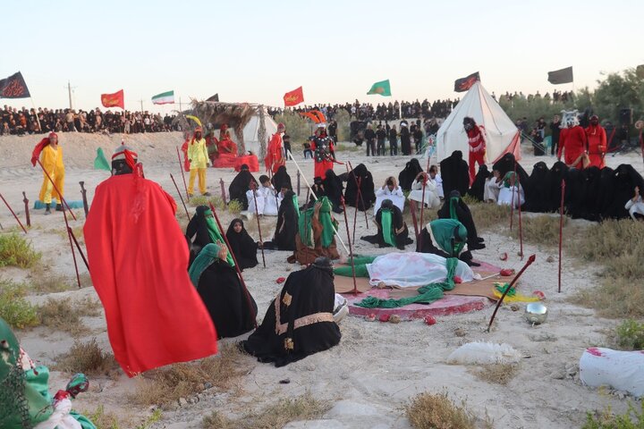 تصاویر/ تعزیه خوانی در شهر بنک