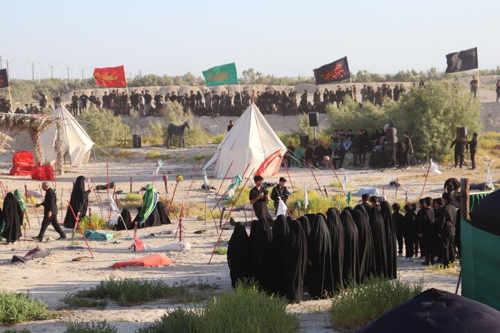 تصاویر/ تعزیه خوانی در شهر بنک