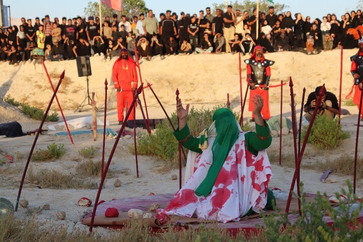 تصاویر/ تعزیه خوانی در شهر بنک