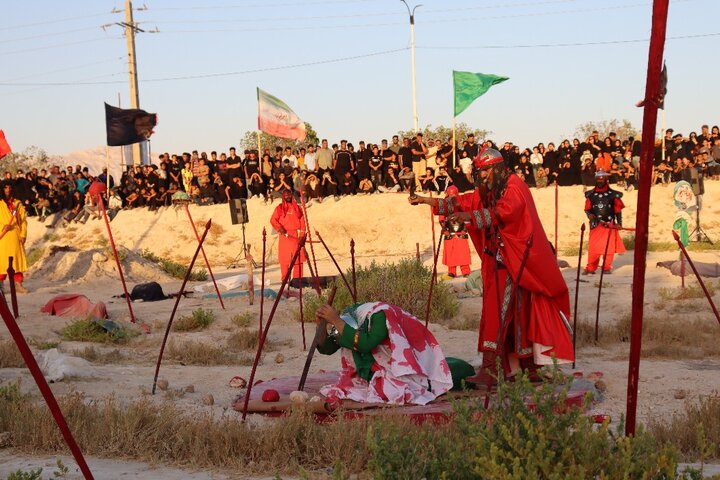 تصاویر/ تعزیه خوانی در شهر بنک