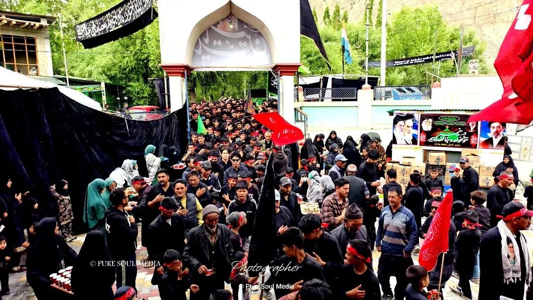 پشکم، کرگل میں حضرت عباس علمدارؑ کی یاد میں جلوسِ عزا برآمد