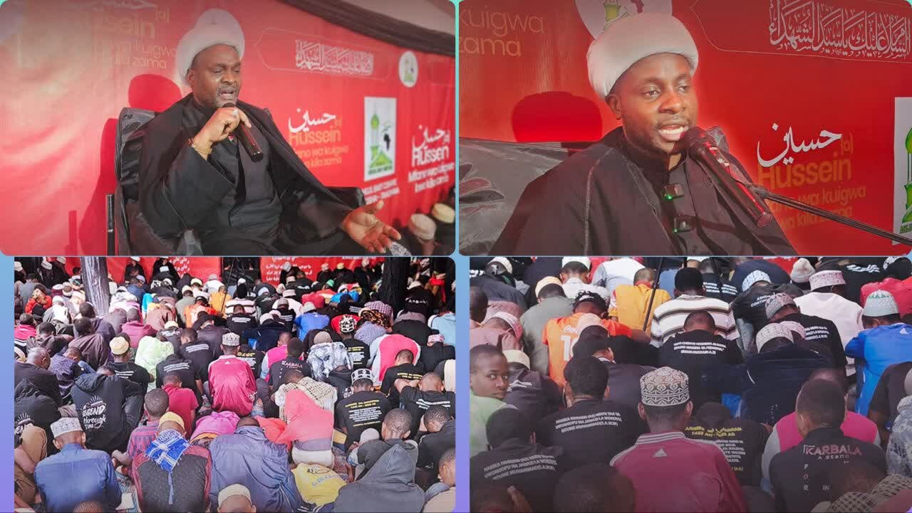 ادامه برگزاری مجالس سوگواری امام حسین (ع) در شهر آروشا، تانزانیا