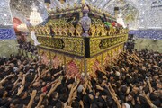 شب عاشور کربلائے معلیٰ میں لاکھوں زائرین کی حاضری، بین الحرمین کے روح پرور مناظر