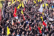 تصاویر/ لبنان کے شہر بعلبک میں عاشورائے حسینی کے موقع پر عظیم الشان جلوسِ عزا، ہزاروں عزاداروں کی شرکت