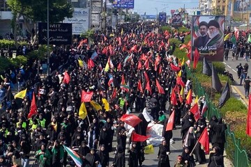 تصاویر/ عاشورای حسینی در ضاحیه جنوبی بیروت