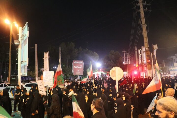 تصاویر/ تداوم اجتماع خون‌خواهی امام شهید در قرچک