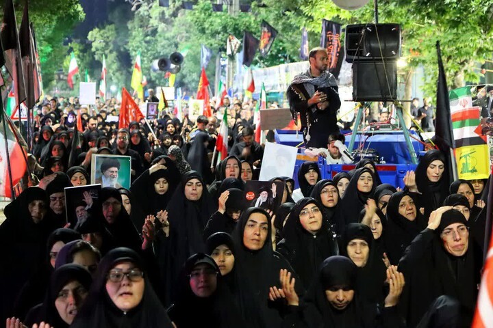 تصاویر/ تداوم اجتماع خون‌خواهی امام شهید در ابهر
