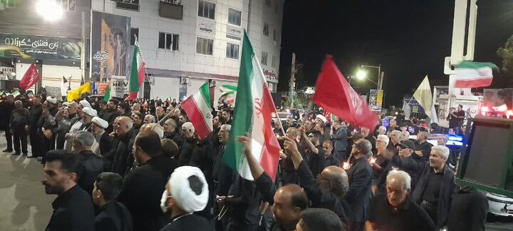 تصاویر/ تداوم اجتماع خون‌خواهی امام شهید در اسکو