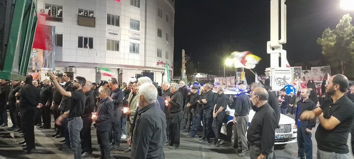 تصاویر/ تداوم اجتماع خون‌خواهی امام شهید در اسکو
